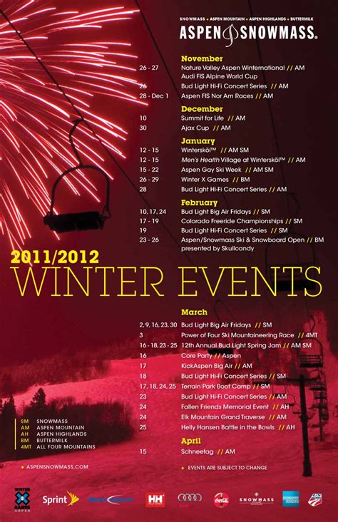 Aspen Events Calendar